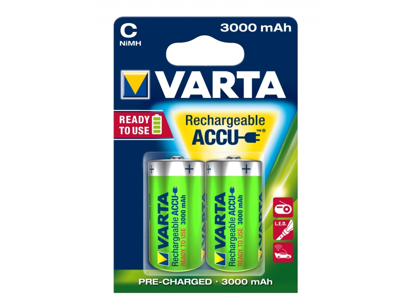 Varta Akku NiMH Baby C HR14, 1.2V