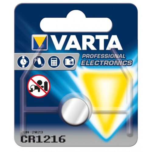 Varta Batterie Lithium Knopfzelle CR1216 Blister (1-Pack) 06216 101 401