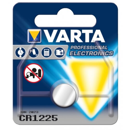 Varta Batterie Lithium Knopfzelle CR1225 Blister (1-Pack) 06225 101 401