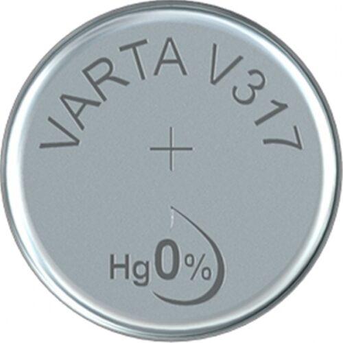 Varta Batterie Silver Oxide Knop. 317 1.55V Retail (10-Pack) 00317 101 111