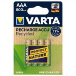 Varta Nickel-Metal Hydride Akku AAA Micro Ni-MH (4er Pack) 56813 101 404