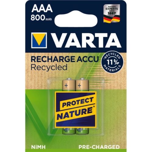 Varta Nickel-Metallhydrid Akku AAA Micro Ni-MH (2er Pack)  56813 101 402