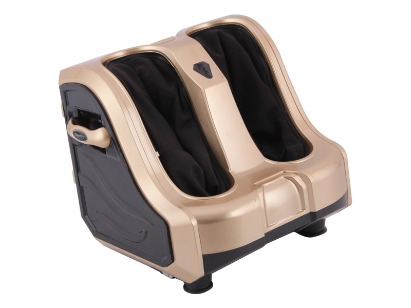 Vibrating Foot and Leg Massager with Heating function (Gold, TD001F-8)