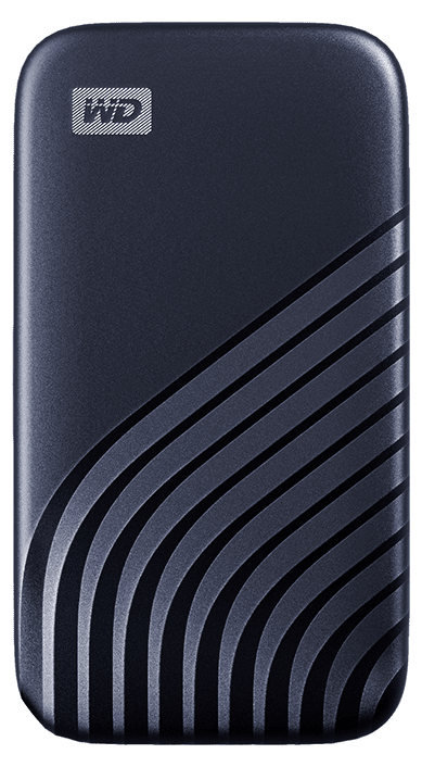 WD 500GB MyPassport USB 3.2 Gen2 midnight Blue WDBAGF5000ABL-WESN