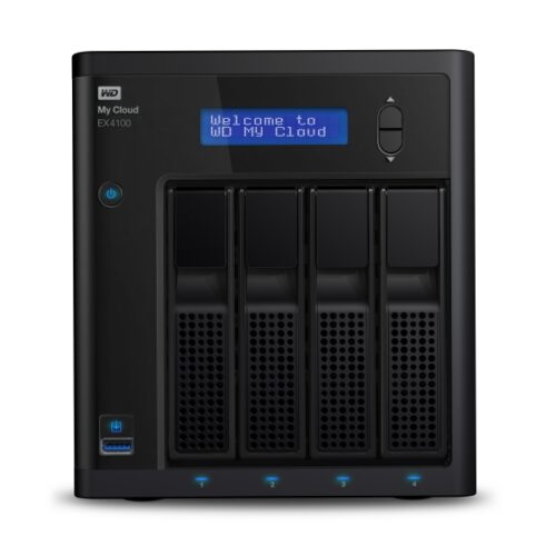 WD My Cloud EX4100 32TB NAS incl WD Red drives WDBWZE0320KBK-EESN