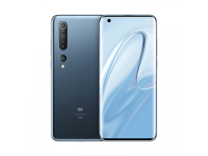 Xiaomi Mi 10 Dual-SIM-Smartphone Grau 128GB MZB9057EU