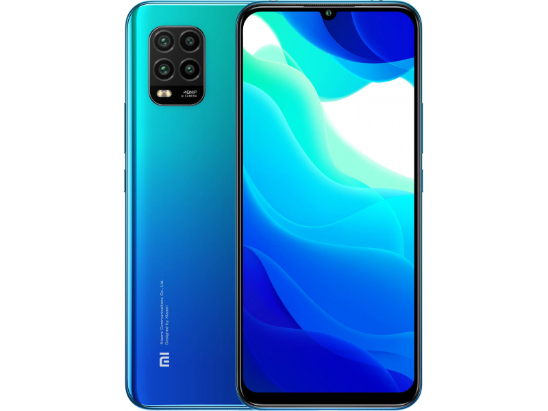 Xiaomi Mi 10 Lite 5G Dual-SIM-Smartphone Aurora-Blue 128GB MZB9319EU