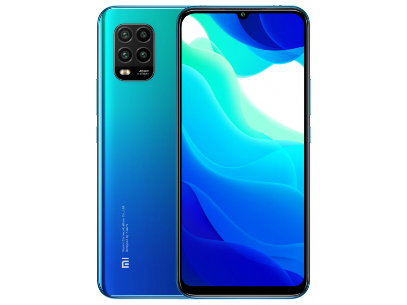 Xiaomi Mi 10 Lite 5G Dual-SIM-Smartphone Aurora-Blue 64GB MZB9316EU