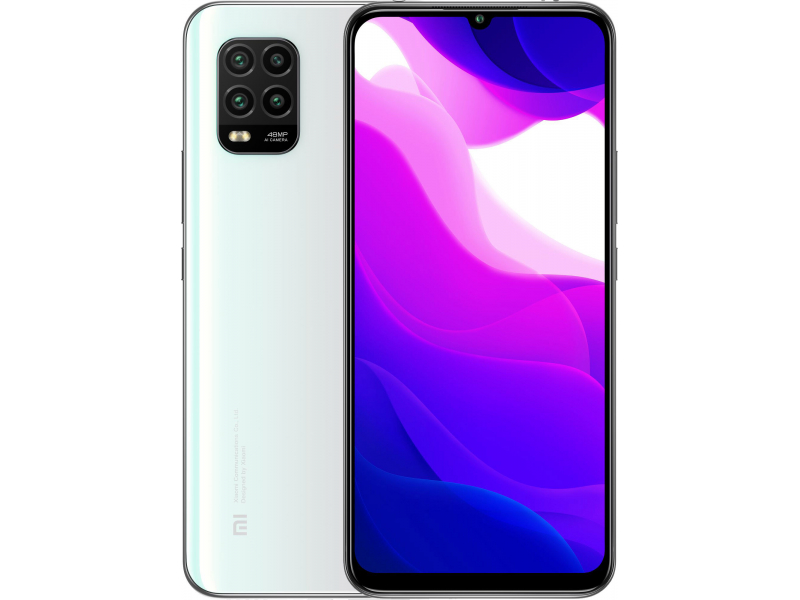 Xiaomi Mi 10 Lite 5G Dual-SIM-Smartphone Weiß 64GB MZB9315EU