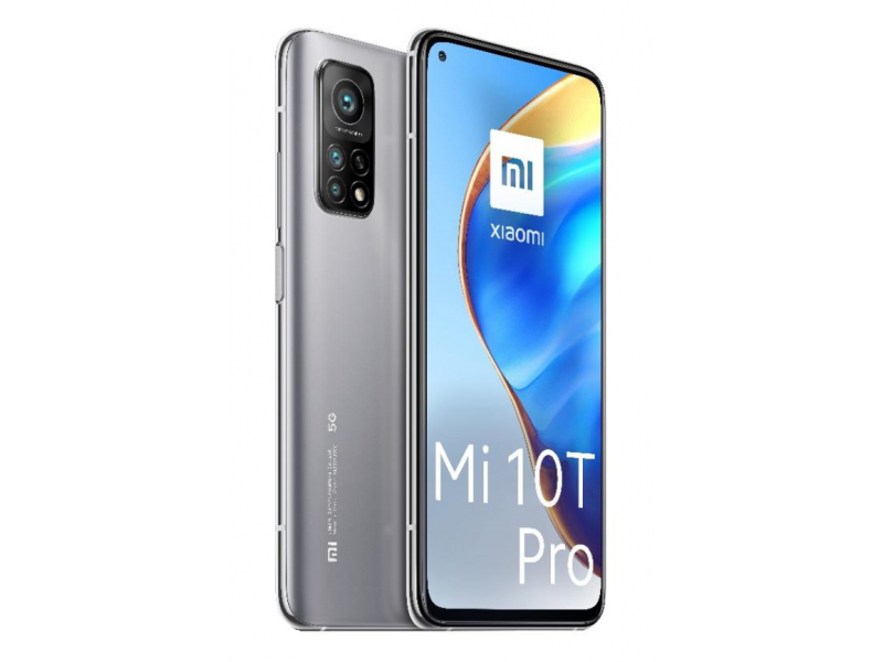 Xiaomi Mi 10T Pro Dual Sim 8+256GB lunar silver DE - MZB07ZZEU