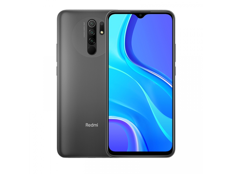 Xiaomi Redmi 9 Dual-SIM-Smartphone Carbon-Grey 32GB MZB9700EU