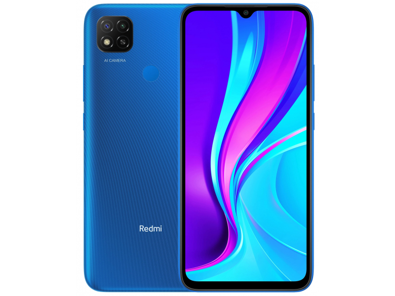 Xiaomi Redmi 9C Dual Sim 2+32GB blue DE - MZB07PSEU
