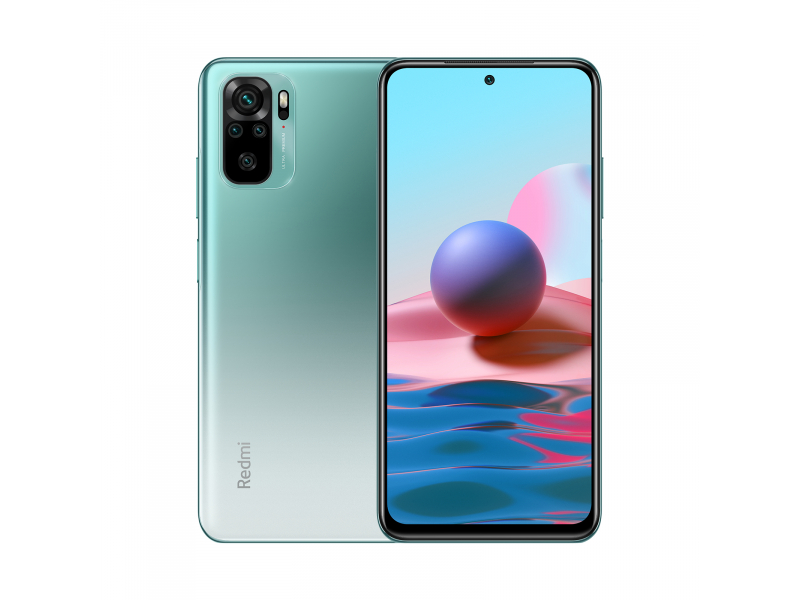 Xiaomi Redmi Note 10 Dual Sim 4+128GB lake green DE - MZB08ONEU