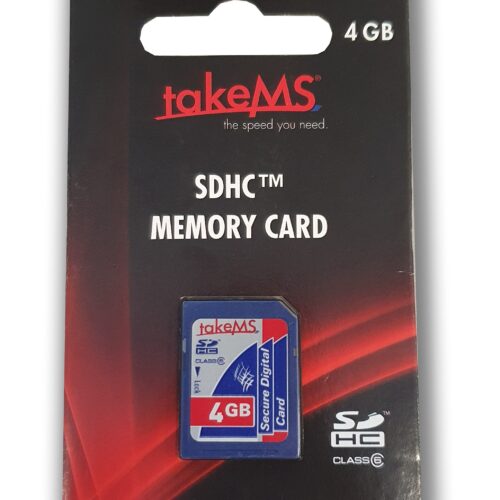 takeMS SDHC Memory Card 4GB CL6 Retail