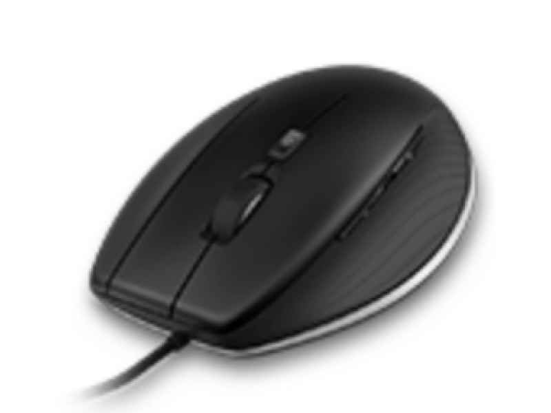 3Dconnexion Cadmouse mice USB Laser 8200 DPI Right-hand Black 3DX-700052