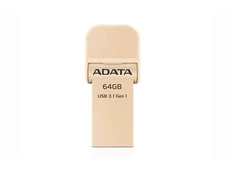 ADATA USB-Stick 64GB AI920 for  Apple (gold) AAI920-64G-CGD
