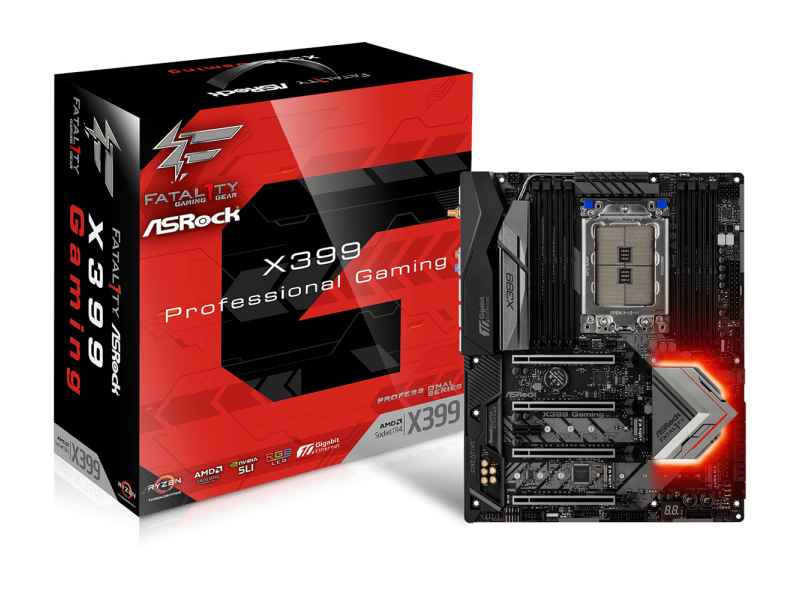 ASRock Fatal1ty X399 Professional Gaming AMD X399 TR4 ATX 90-MXB5Q0-A0UAYZ