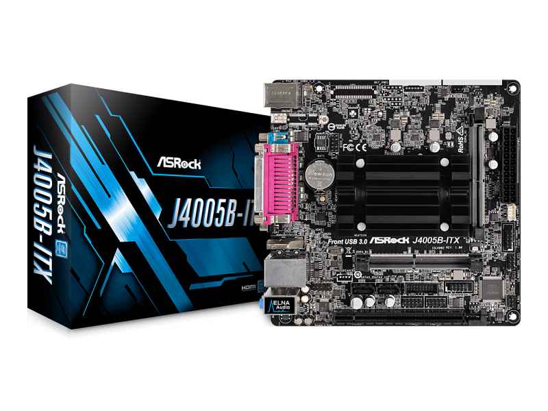 ASRock J4005B-ITX Mini ITX Mini-ITX Motherboard - 8GB DDR4 90-MXB6S0-A0UAYZ