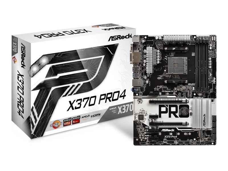 ASRock X370 Pro4 AMD X370 Socket AM4 ATX 90-MXB7T0-A0UAYZ