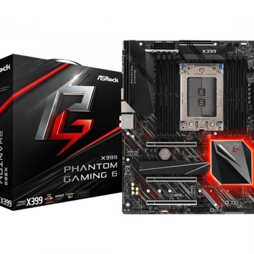 ASRock X399 Phantom Gaming 6 Socket TR4 AMD X399 ATX 90-MXB9B0-A0UAYZ