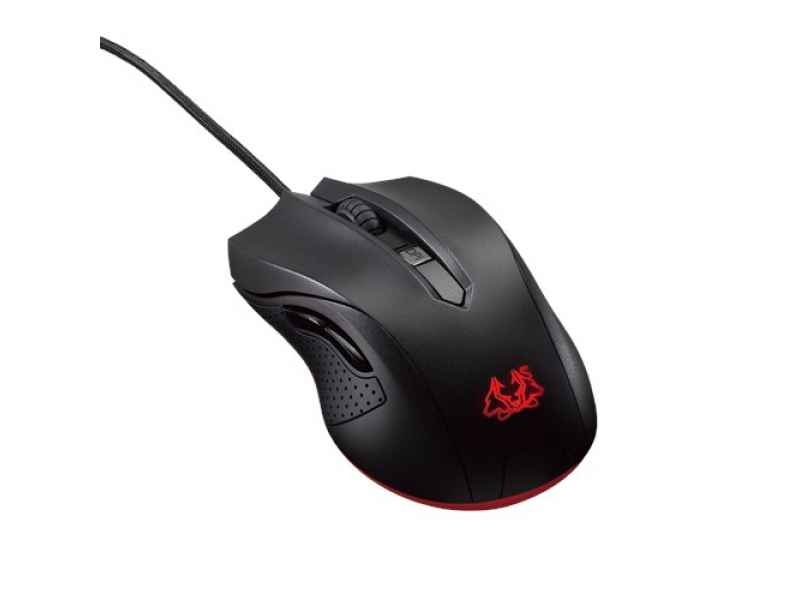 ASUS Cerberus USB Optical 2500DPI Ambidextrous Black,Red mice 90YH00Q1-BAUA00