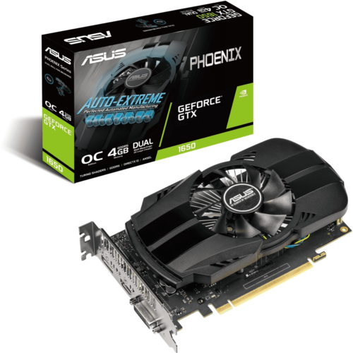 ASUS PH-GTX1650-O4G (4GB,DVI,HDMI,DP,Active) 90YV0CV0-M0NA00
