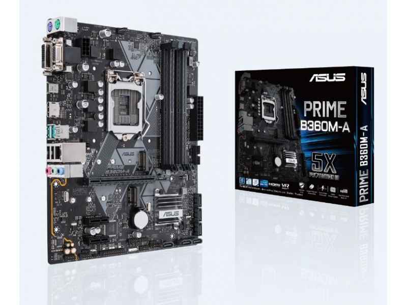 ASUS PRIME B360M-A LGA 1151 (Socket H4) Intel® micro ATX 90MB0WQ0-M0EAY0