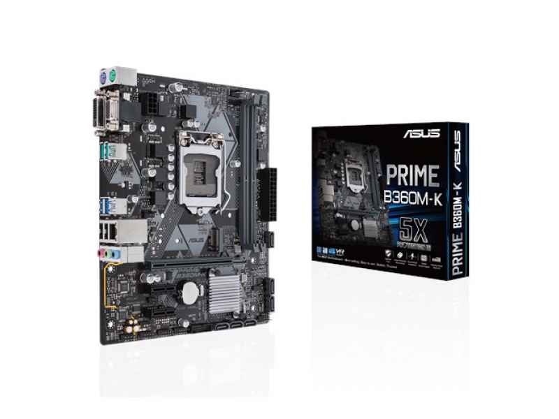 ASUS PRIME B360M-K Intel B360 LGA 1151 (Socket H4) Micro ATX 90MB0WR0-M0EAY0