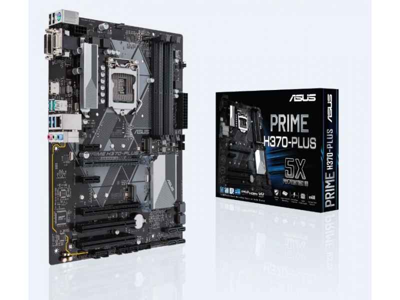 ASUS PRIME H370-PLUS LGA 1151 (Socket H4) Intel® ATX 90MB0WA0-M0EAY0