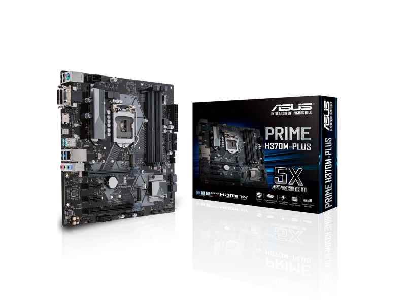 ASUS PRIME H370M-PLUS LGA 1151 (Socket H4) Intel® micro ATX 90MB0WC0-M0EAY0