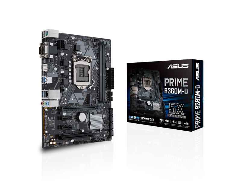 ASUS Prime B360M-D Intel® B360 LGA 1151 (Socket H4) 90MB0XP0-M0EAY0