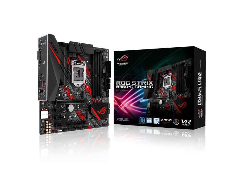 ASUS ROG STRIX B360-G GAMING Intel® B360 LGA 1151 (Socket H4) 90MB0WD0-M0EAY0