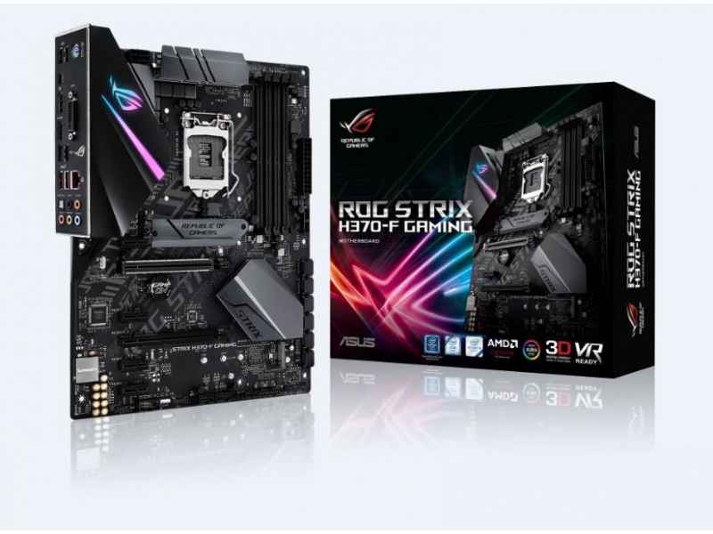 ASUS ROG STRIX H370-F GAMING Intel H370 LGA 1151 (Socket H4) ATX 90MB0WF0-M0EAY0