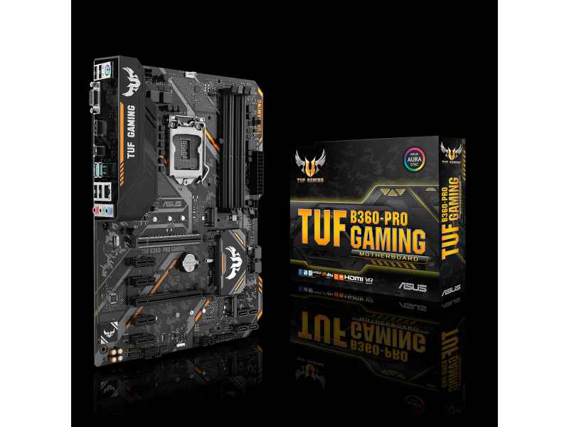 ASUS TUF B360-PRO GAMING Intel® B360 LGA 1151 (Socket H4) ATX 90MB0X00-M0EAY0