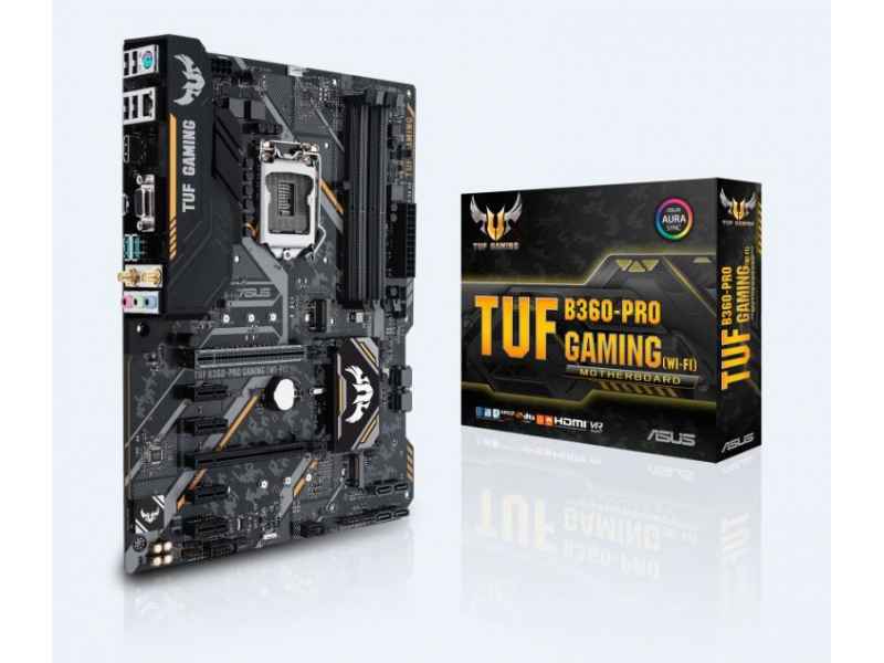 ASUS TUF B360-PRO GAMING (WI-FI) Intel B360 LGA 1151 (Socket H4) ATX 90MB0XI0-M0EAY0