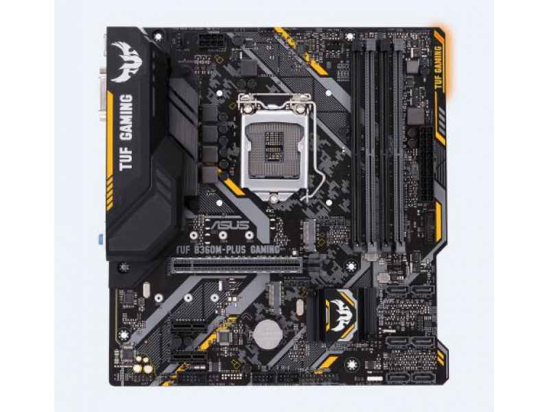 ASUS TUF B360M-PLUS GAMING Intel B360 LGA 1151 (Socket H4) Micro ATX 90MB0WN0-M0EAY0