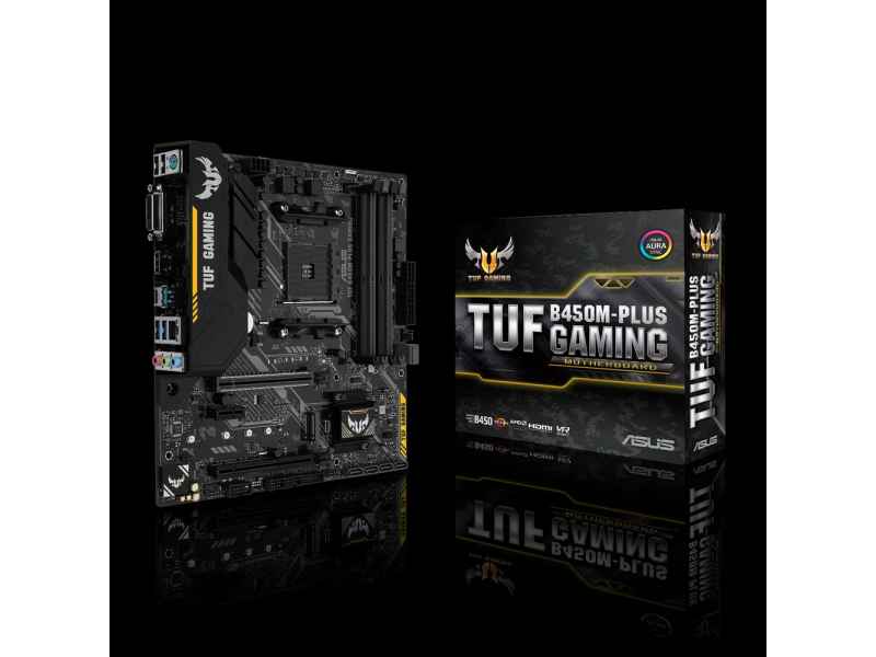 ASUS TUF B450M-PLUS GAMING AMD B450 Socket AM4 Micro ATX 90MB0YQ0-M0EAY0