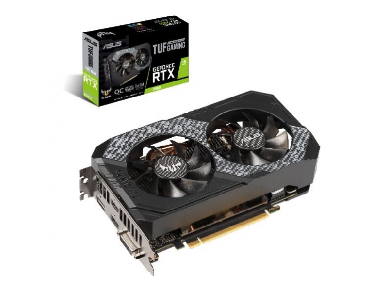 ASUS VGA 6GB RTX2060 TUF OC 6G 2xDP