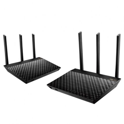 ASUS WL-Router RT-AC67U AC1900 2er Pack AiMesh 90IG04K0-BO3100