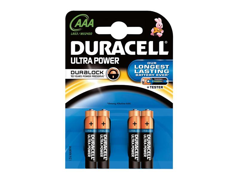 Battery Duracell Ultra Power LR3 Micro AAA (4 pcs)