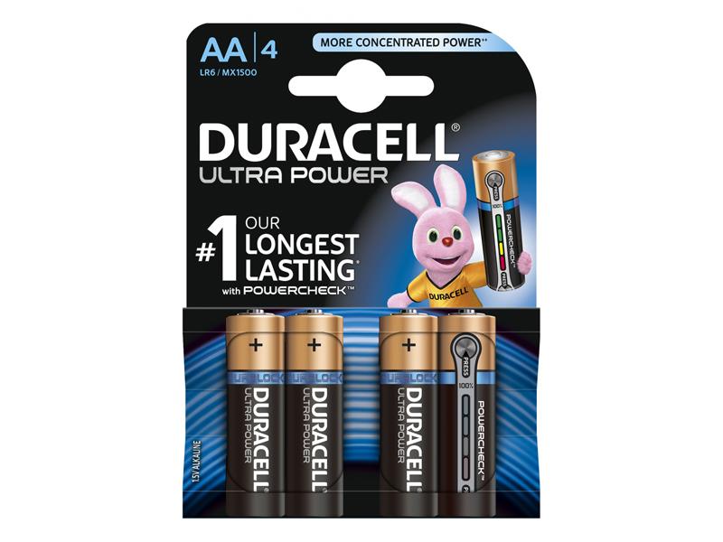 Battery Duracell Ultra Power LR6 Mignon AA (4 Pcs)