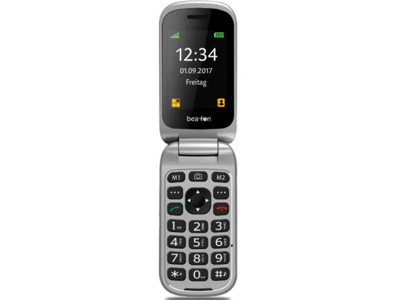 Bea-fon SL590 2.4Zoll Schwarz - Silber Funktionstelefon