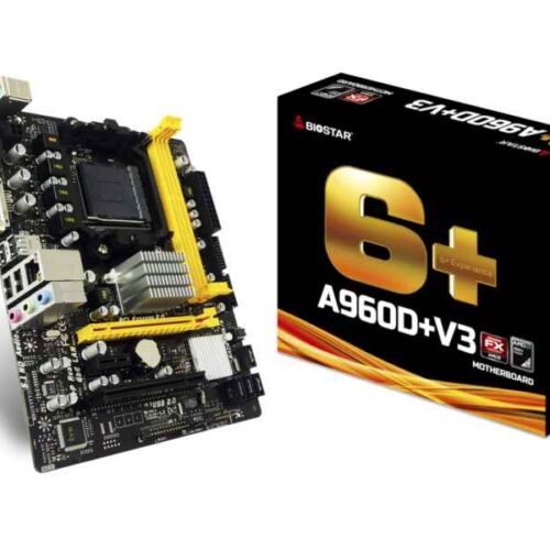 Biostar motherboard Socket AM3+ AMD 760G micro ATX A960D+V3