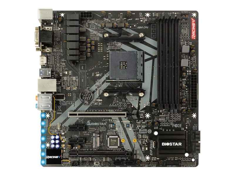 Biostar motherboard Socket AM4 AMD B450 micro ATX B450GT3