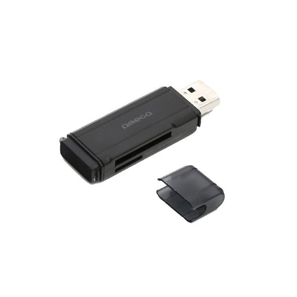 Card Reader USB 3.0 microSDHC Black Omega OUCR30B