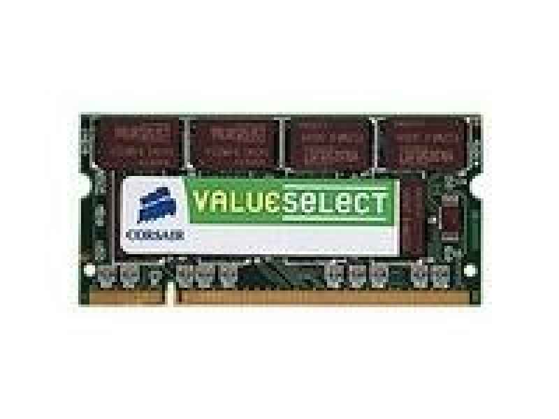Corsair Value Select SO-DIMM - 0.5GB DDR 200-Pin 400 MHz - VS512SDS400
