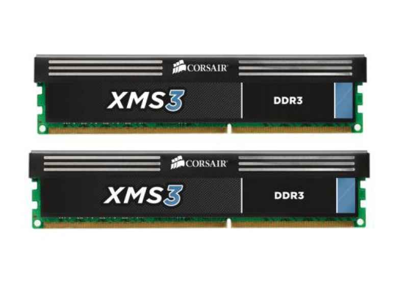 Corsair XMS3 - DDR3 - 8GB 2 x 4GB CMX8GX3M2A1600C9