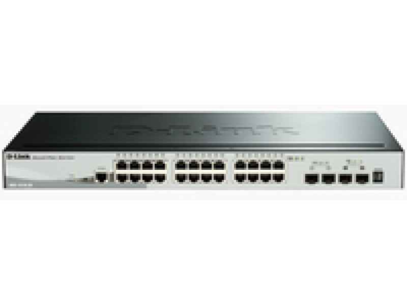 D-Link 28-Port Smart Managed Gigabit Stack Switch  Fiber Optic DGS-1510-28X