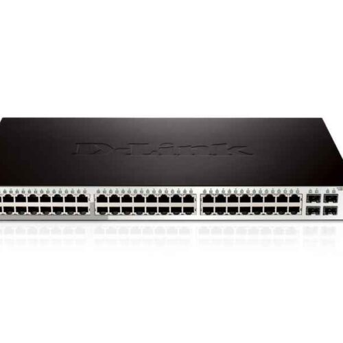 D-Link Managed L2 1U Black network switch DGS-1210-52