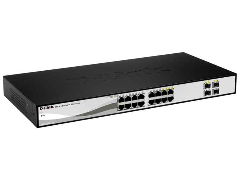 D-Link Managed L2 Black network switch DGS-1210-16